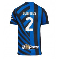 Camisa de time de futebol Inter Milan Denzel Dumfries #2 Replicas 1º Equipamento 2024-25 Manga Curta